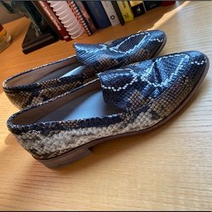 Madewell Snake Skin Loafers